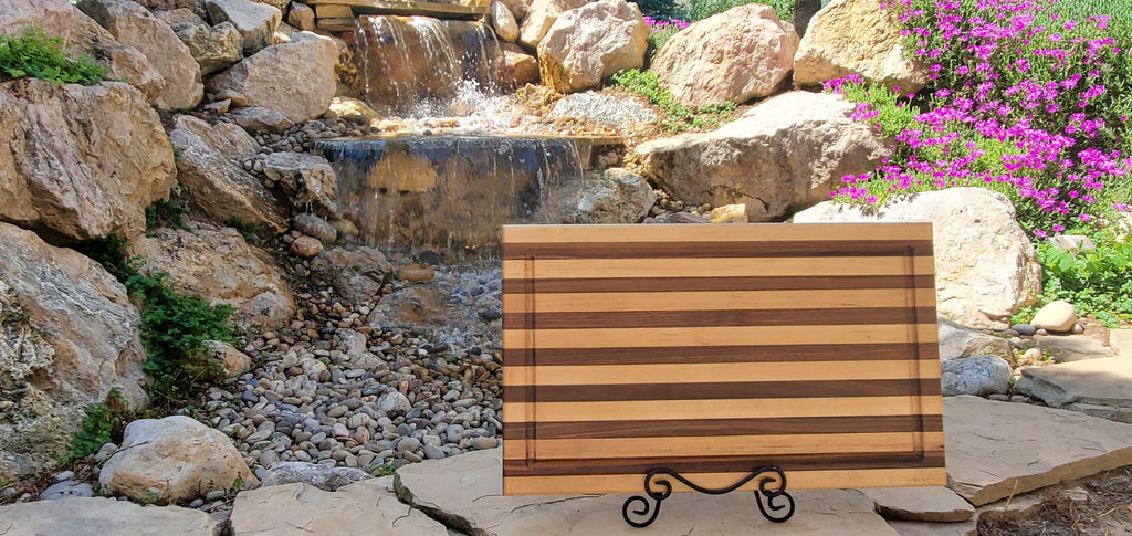 Handcrafted, Walnut & Maple All American Brisket Board 14x24x1.5