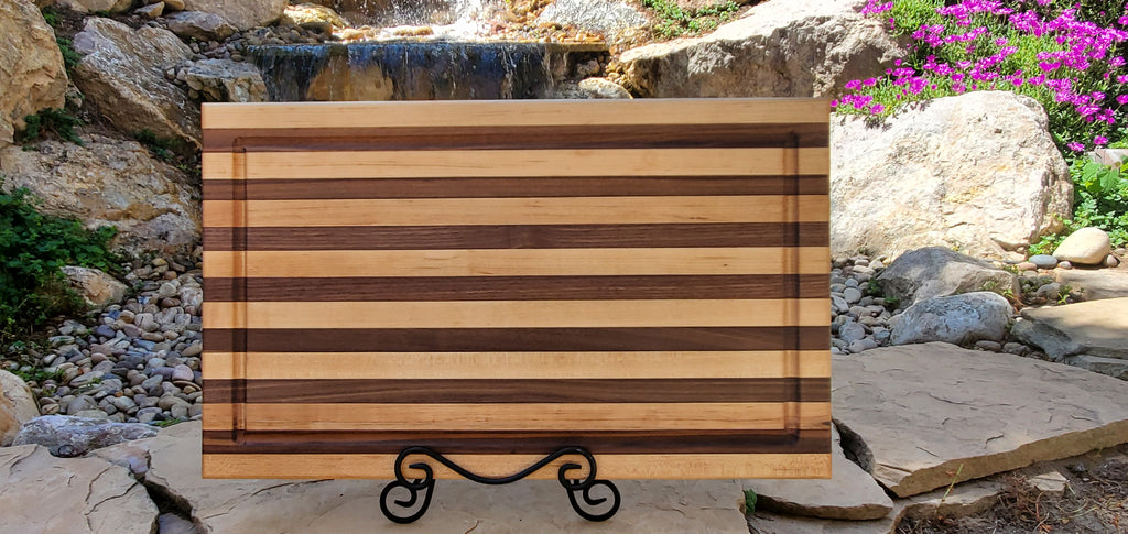 Handcrafted, Walnut & Maple All American Brisket Board 14x24x1.5