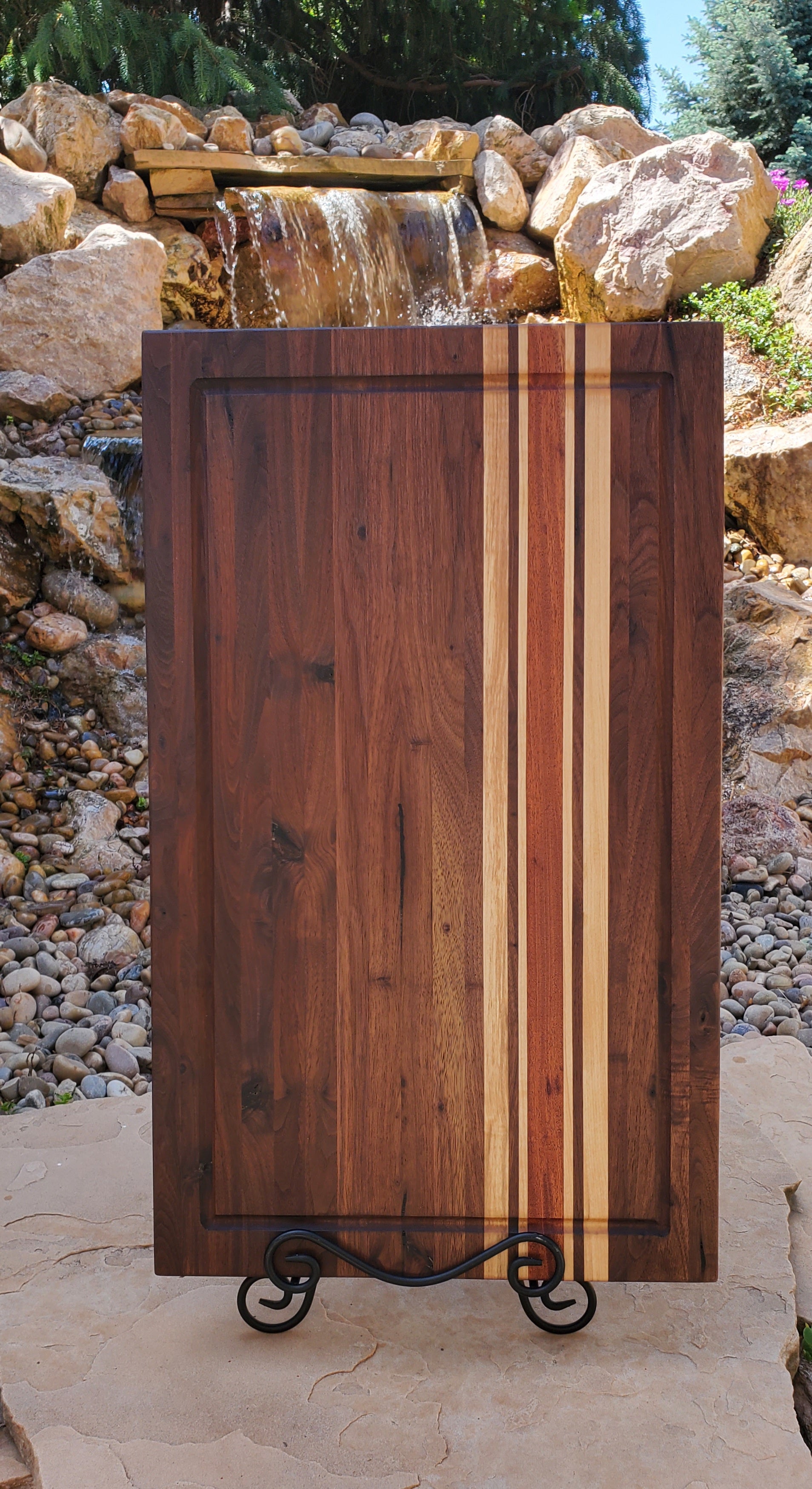 Handcrafted Walnut, Maple & Mahogany All American Brisket Board 14x24x1.5