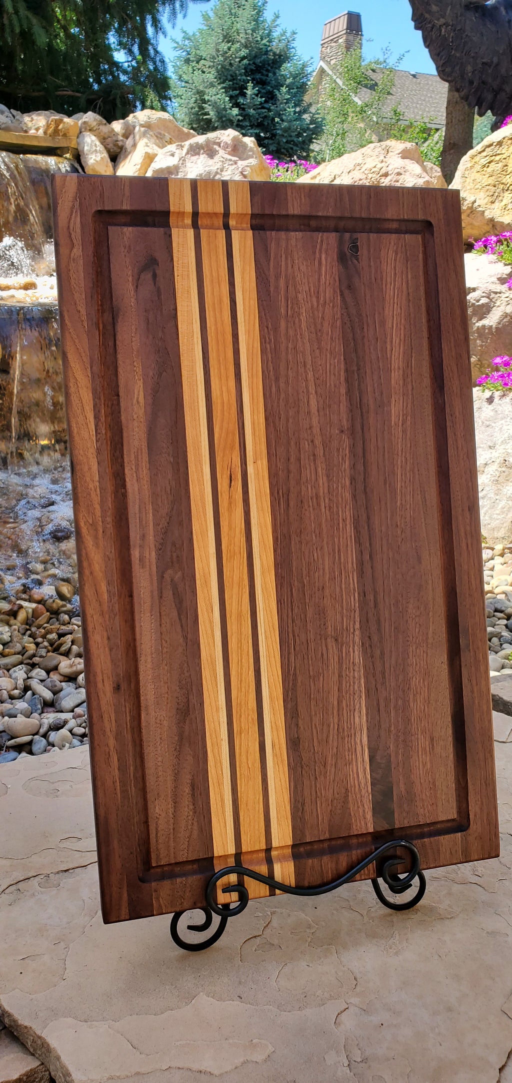 Handcrafted Walnut, Cherry & Maple All American Brisket Board 14x24x1.5