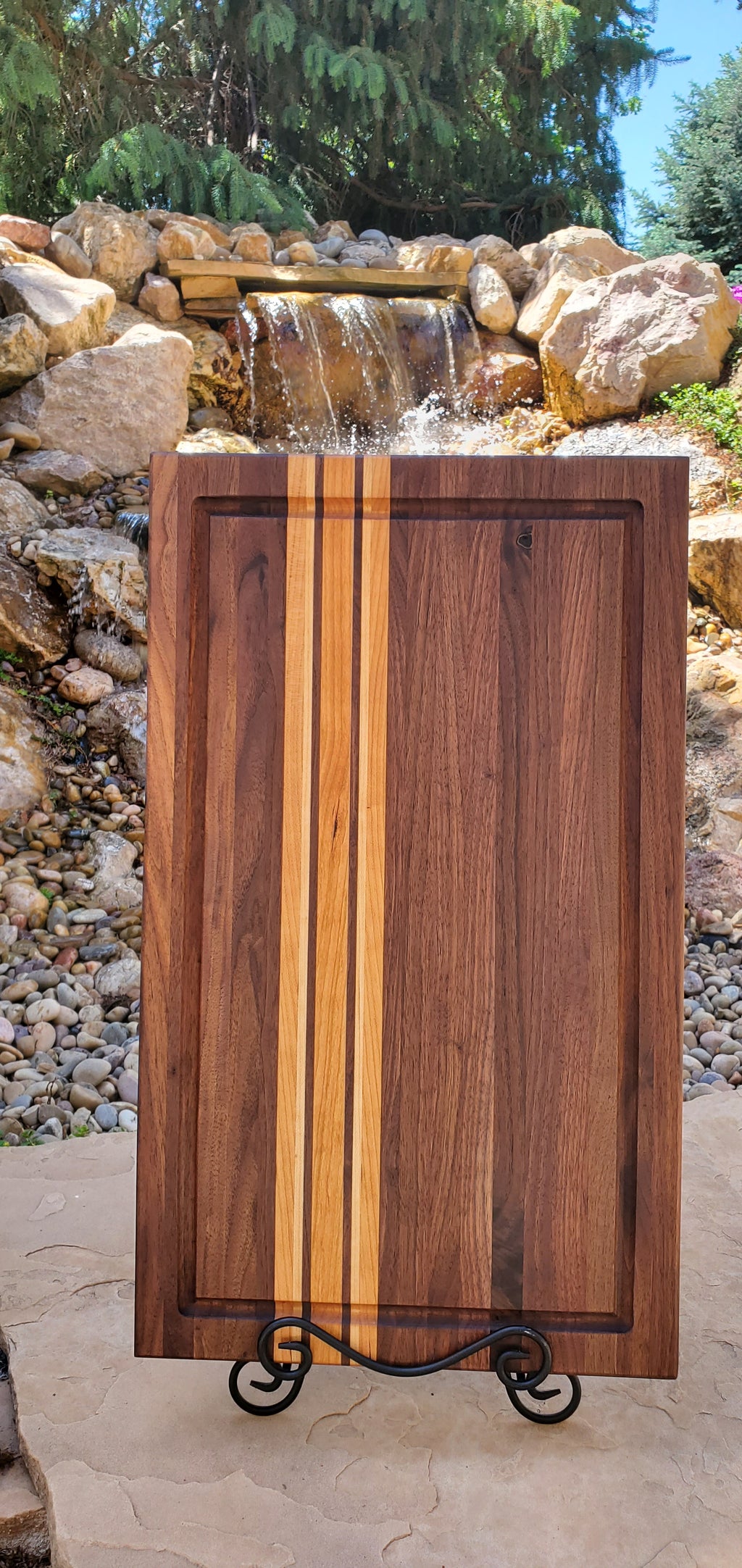 Handcrafted Walnut, Cherry & Maple All American Brisket Board 14x24x1.5