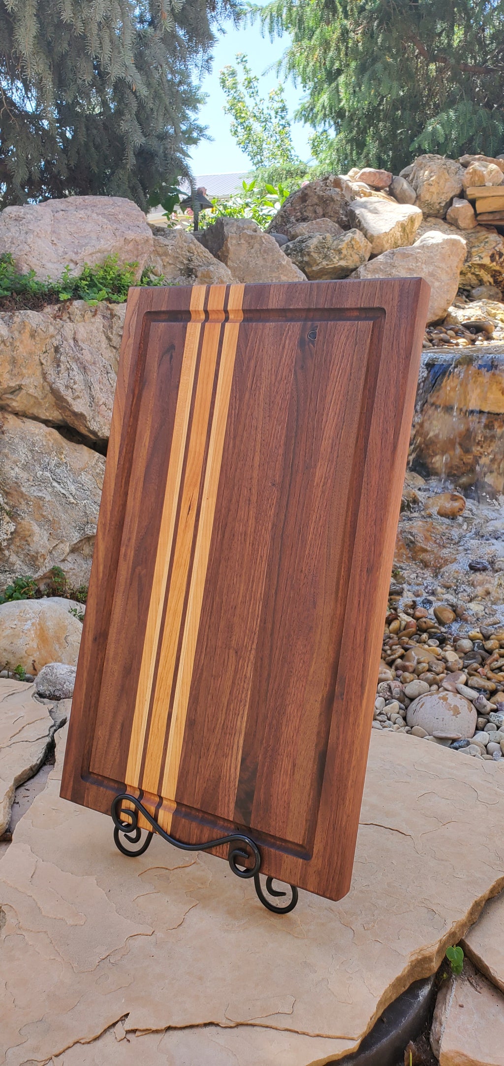 Handcrafted Walnut, Cherry & Maple All American Brisket Board 14x24x1.5